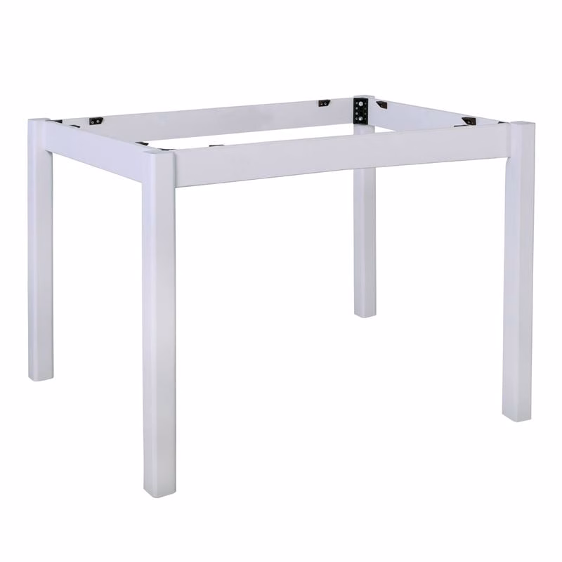 KAFENIOU Table Base 80x120 Impregnation Lacquer White K/D