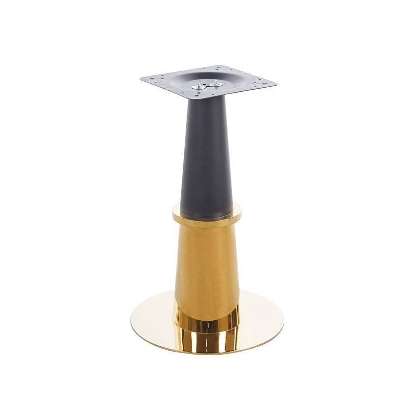 LOIS Metal Base D45cm H72cm Black/Gold (10,60 Kg)