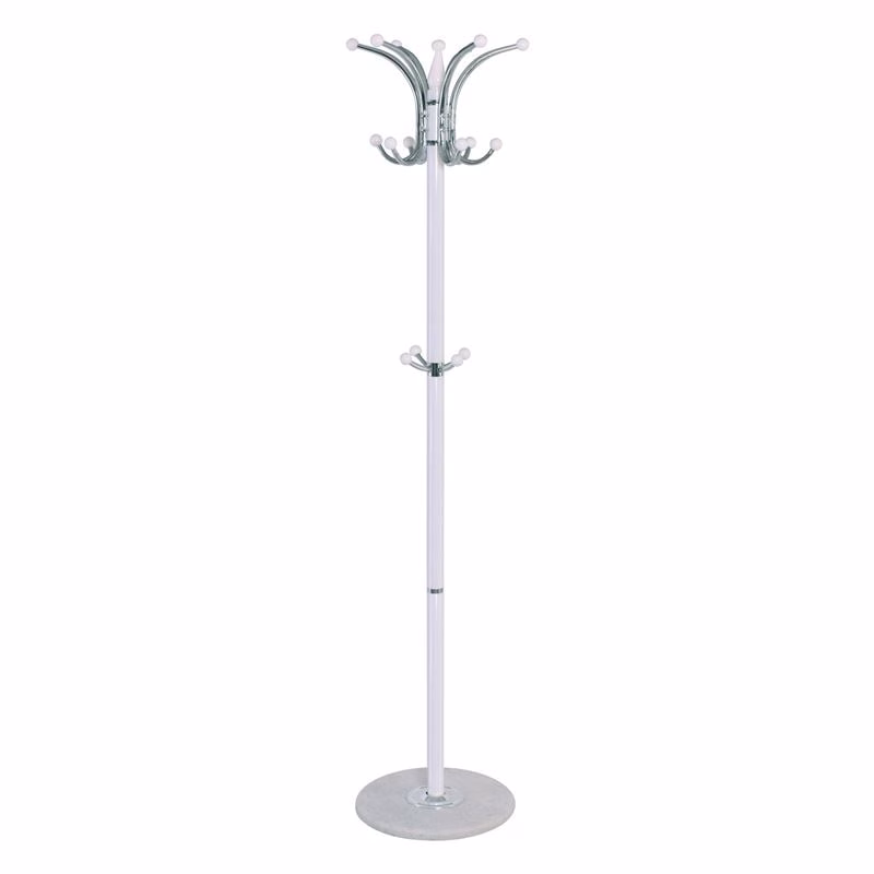 PATRICK Hanger - Coat Stand / Revolving / Steel White