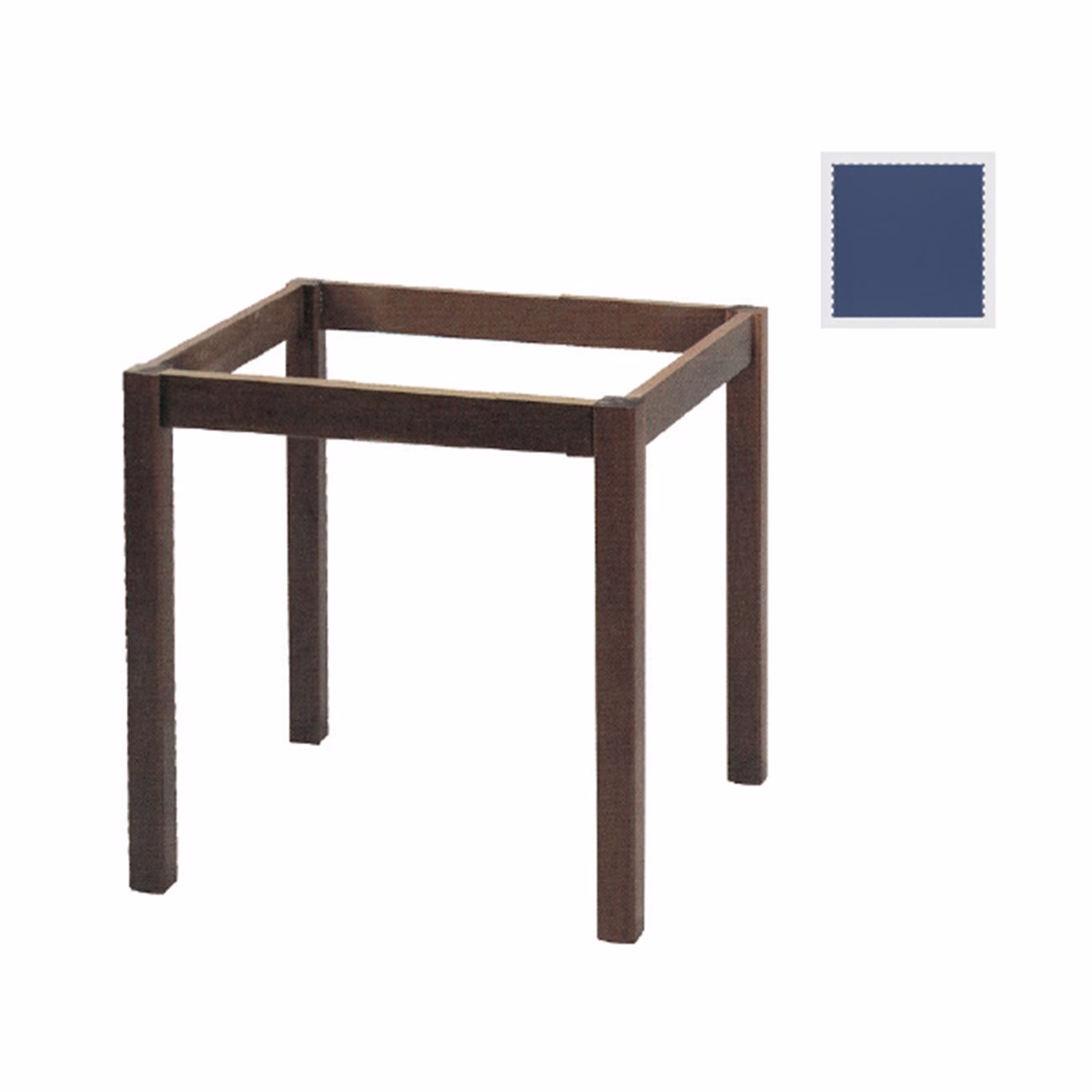 KAFENIOU Table Base 70x70 Impregnation Αniline Blue K/D - Image 2